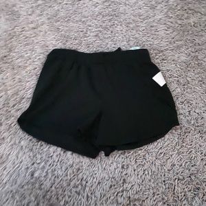 Small black adidas shorts